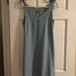 LILLA P Light Blue Denim Dress